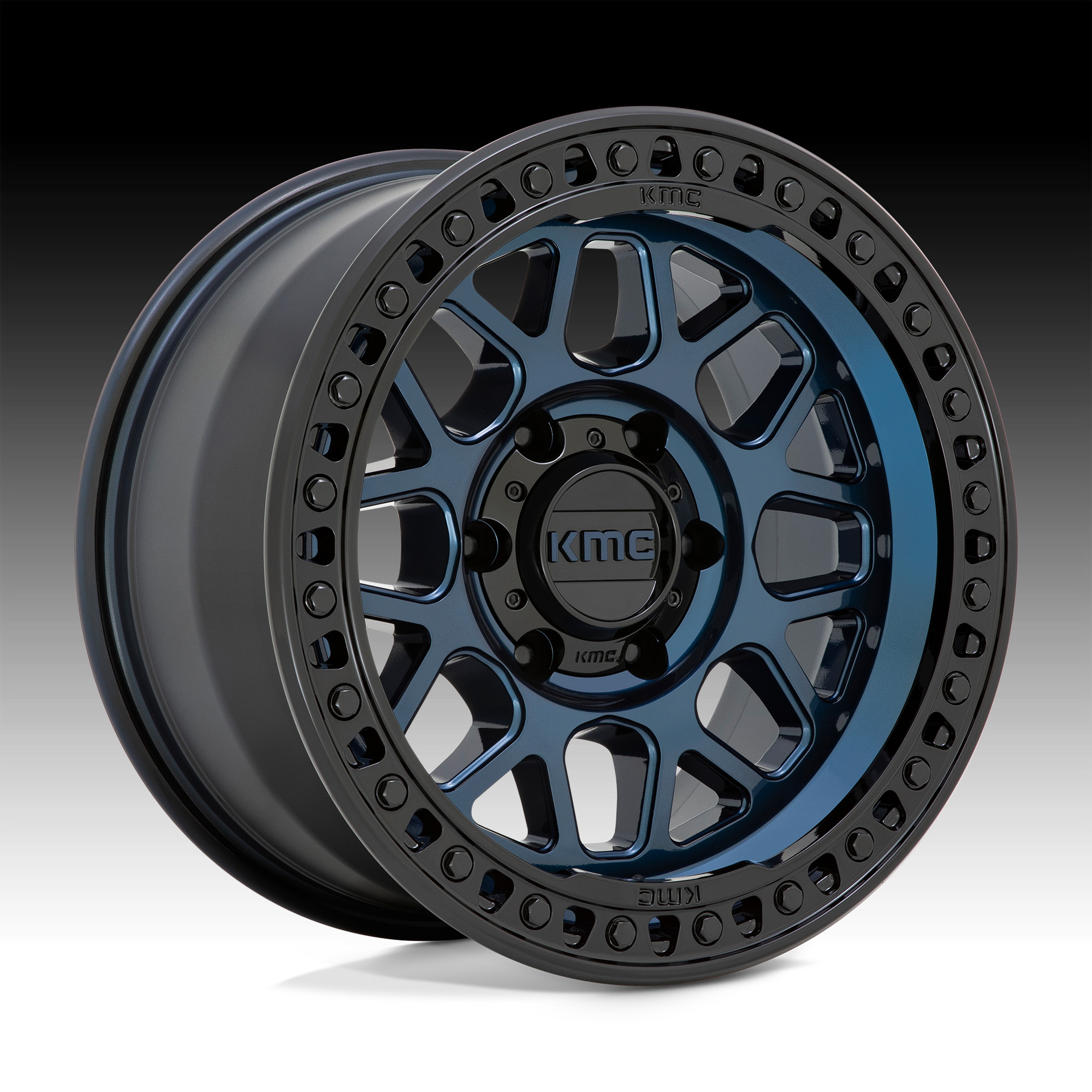 KMC KM549 GRS Midnight Blue Custom Truck Wheels - KM549  GRS - KMC 